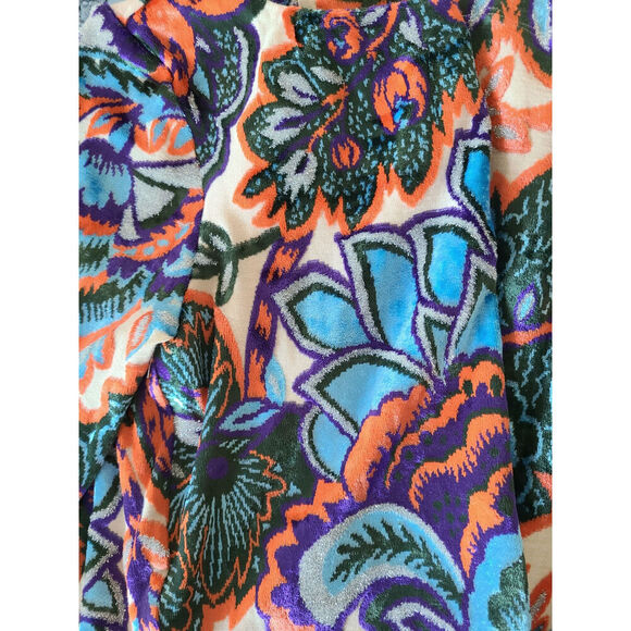 Milana Bartolotta Multicolor Floral Long Sleeve Mini Dress Size Small NWT - Picture 7 of 7